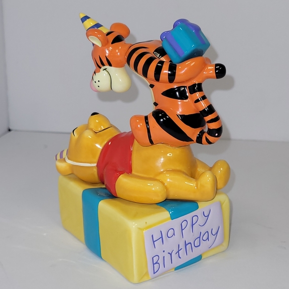 Disney Other - Disney Winnie the Pooh And Tigger Happy Birthday Figurine